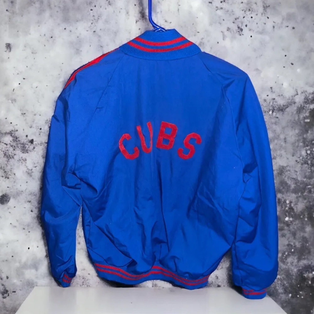 MLB Vintage Chicago Cubs Bomber Jacket Mens Large Full Zip NWT New Old Stock